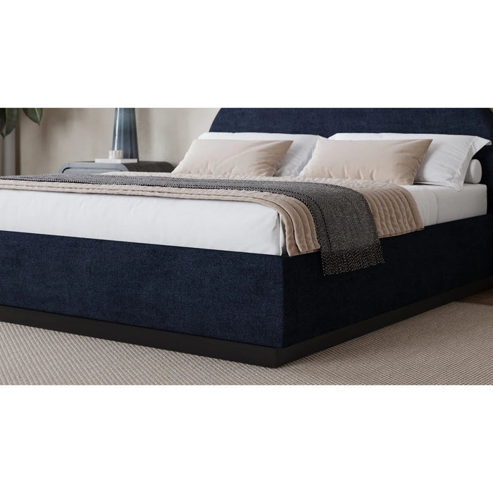 Charleston Upholstered Platform Bed in Chenille
