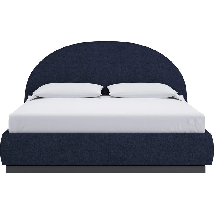 Charleston Upholstered Platform Bed in Chenille