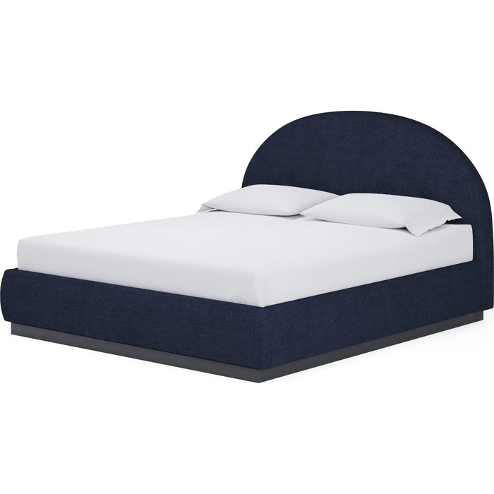 Charleston Upholstered Platform Bed in Chenille
