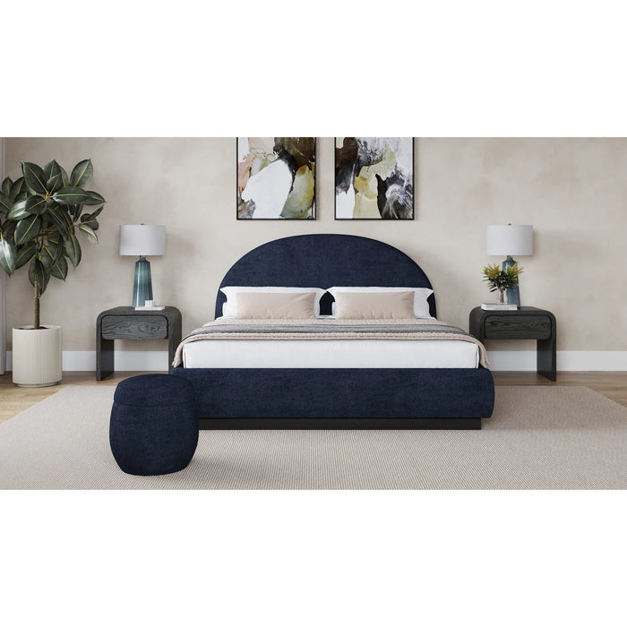 Charleston Upholstered Platform Bed in Chenille