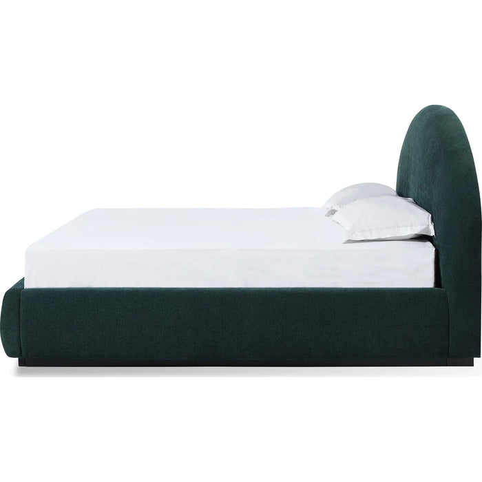 Charleston Upholstered Platform Bed in Chenille