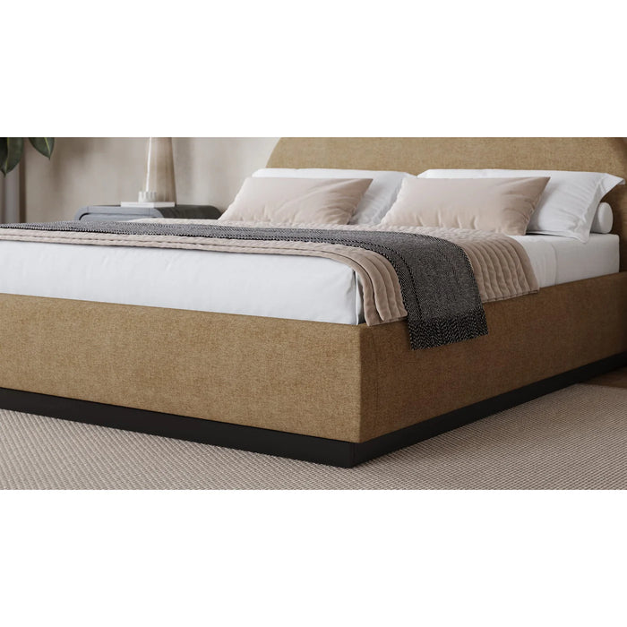 Charleston Upholstered Platform Bed in Chenille