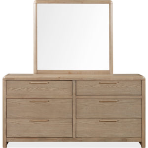 Furano wall or chest of drawers mirror in ginger