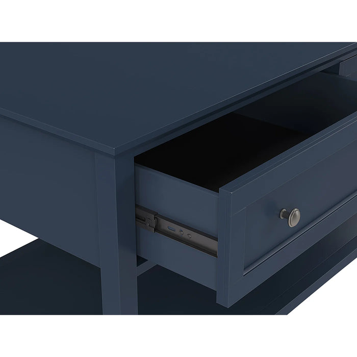 Gracelle Blue Living Room Table Collection Occasional Table Set