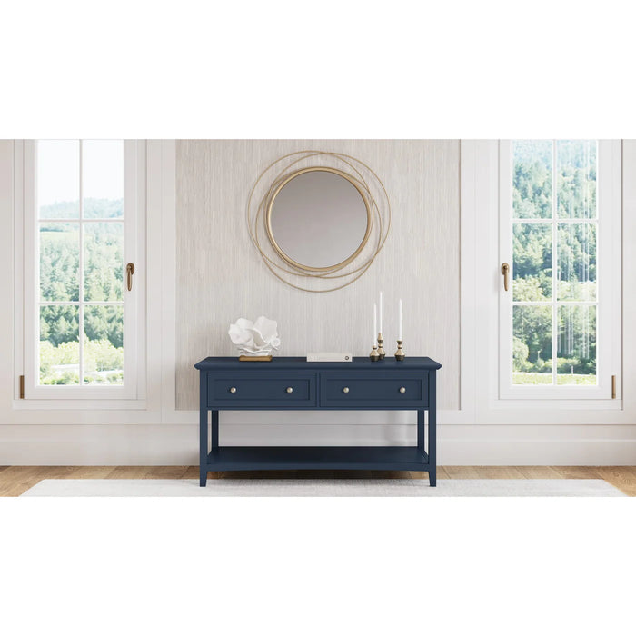 Gracelle Blue Living Room Table Collection Occasional Table Set