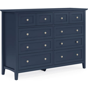 Grace eight-drawer chest and Mirror in blueberry (2024)