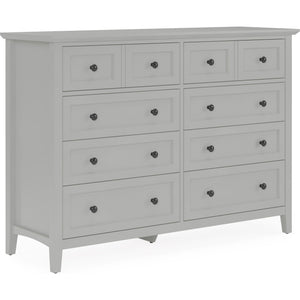 Grace eight-drawer chest and Mirror in elephant grey (2024)