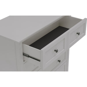 Grace five-drawer chest in elephant grey (2024)