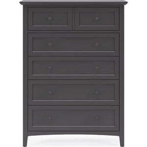 Grace five-drawer chest in raven black (2024)