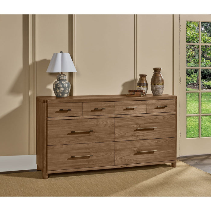 Hollis 8 Drw Dresser - Cbn Glw