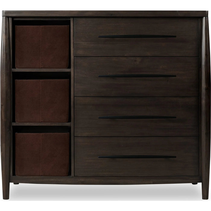 Kingsley Sweater Chest with Storage Bins in Minx - 50"
