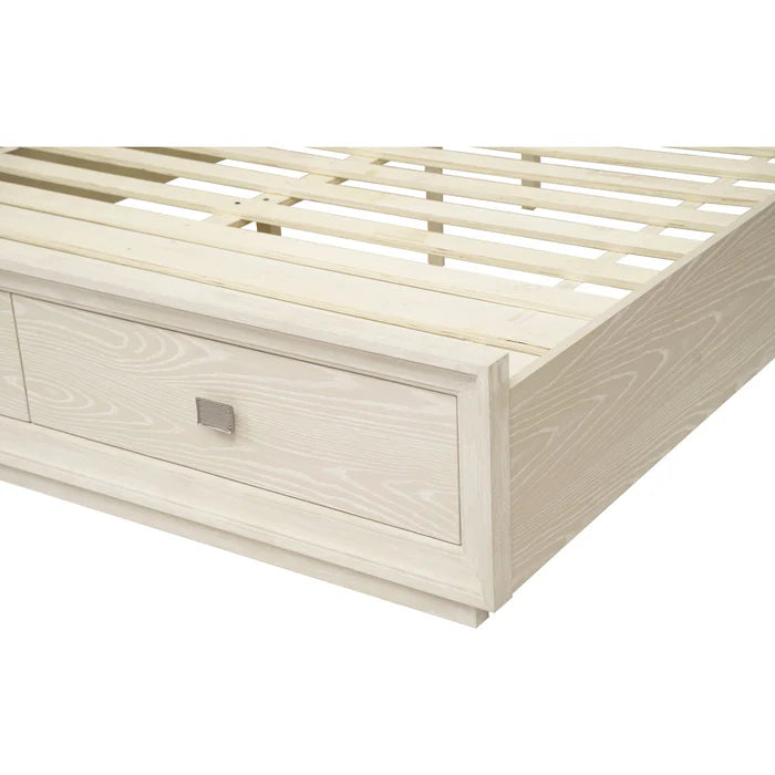 Harbor Rustic-Modern Storage Platform Bed Frame