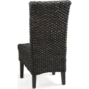 Set of 2 Meadow Chair Water Hyacinth in Graphite
