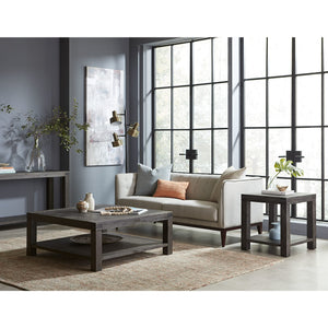 Solid Meadow console table in graphite