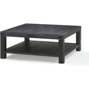Solid wood coffee table Meadow in graphite