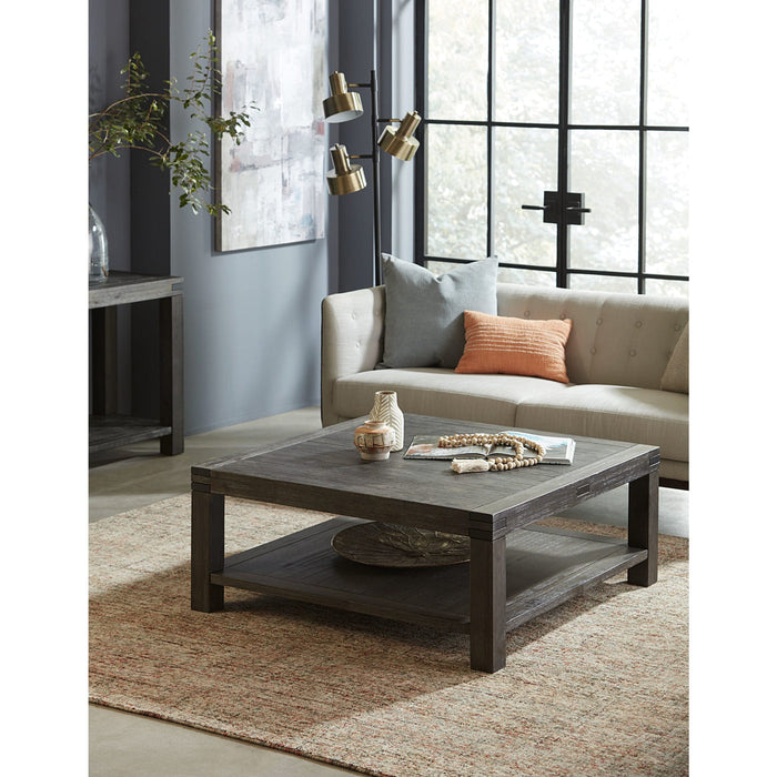 Solid wood coffee table Meadow in graphite
