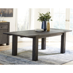 Meadow Rectangular Solid Wood Table in Graphite