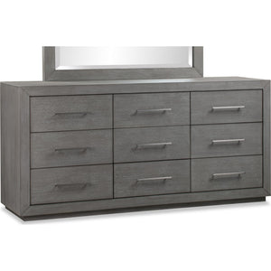 Melbourne Chest of Drawers with Nine Drawers and Mirror in Mineral (2024)