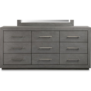 Melbourne Chest of Drawers with Nine Drawers and Mirror in Mineral (2024)