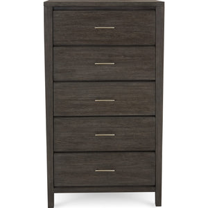 Nevis five-drawer chest in sharkskin (2024)