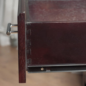 Set of 2 Nevis bedside table with one drawer in Espresso