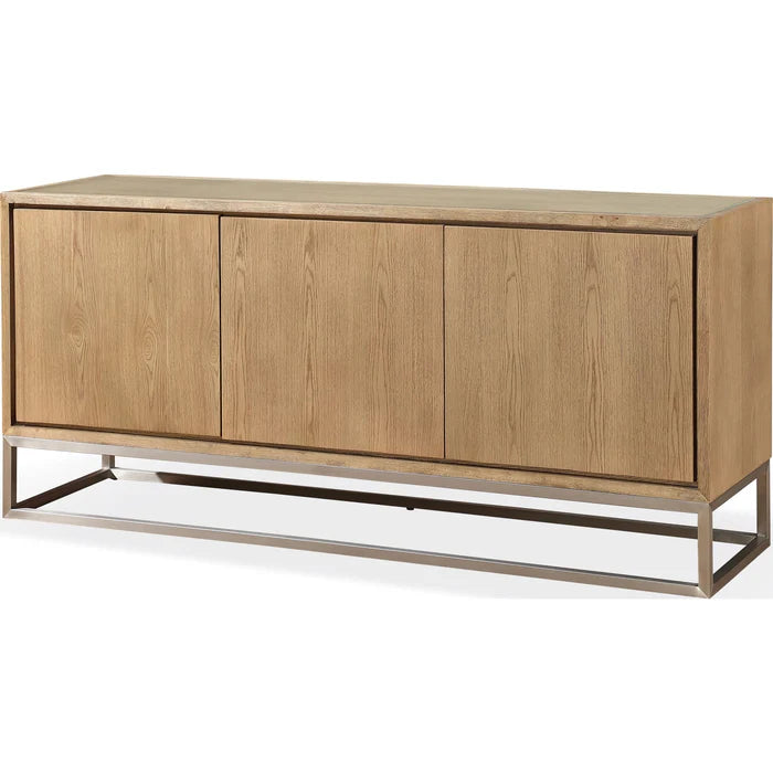 Seabourne Modern Coastal Live Edge Dining Table Set in White Oak