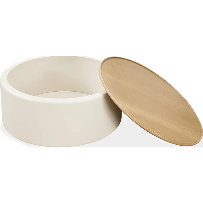Jefferson 3-Piece Occasional Table Set in Barley & Off-White
