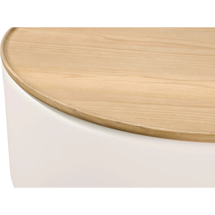 Jefferson 3-Piece Occasional Table Set in Barley & Off-White