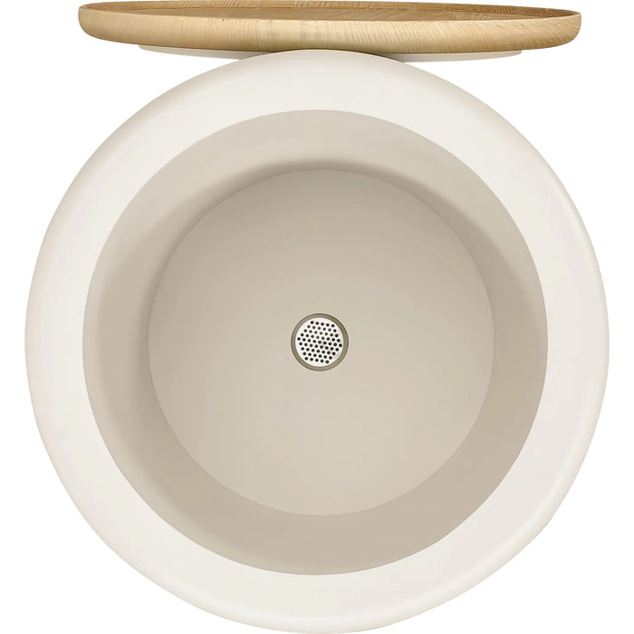 Jefferson 3-Piece Occasional Table Set in Barley & Off-White