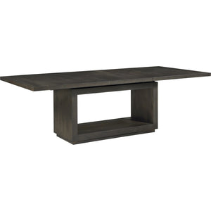 Rectangular Oxford dining table in basalt grey