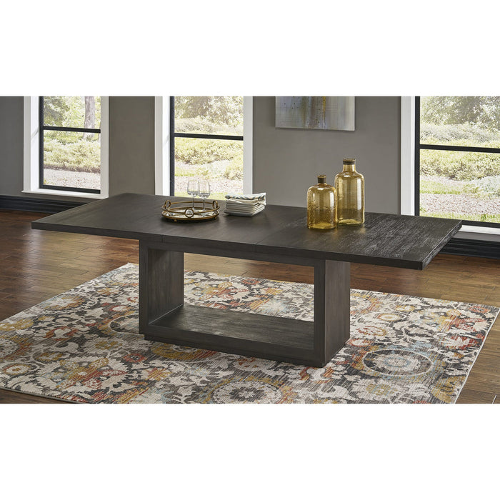 Rectangular Oxford dining table in basalt grey
