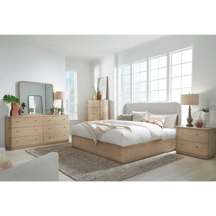 Zyra Quiet Luxury Bedroom Collection in Buff Cream Ash