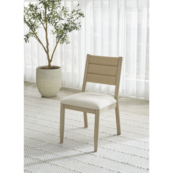 Set of 2 Rockport Danish Cord dining chair in Chai