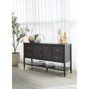 Rockport sideboard with four drawers and two doors in Yin