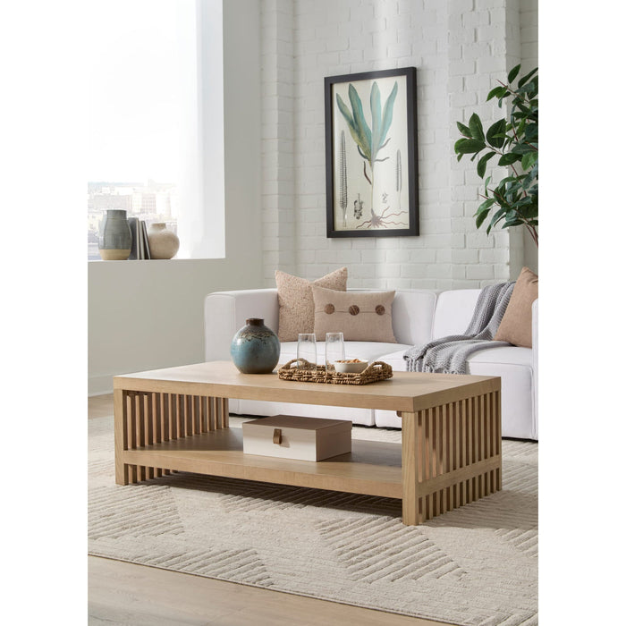 Tanner Coffee Table - Flaxen