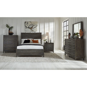 Townsend solid wood chest of drawers with eight drawers and Mirror in red brass (2024)