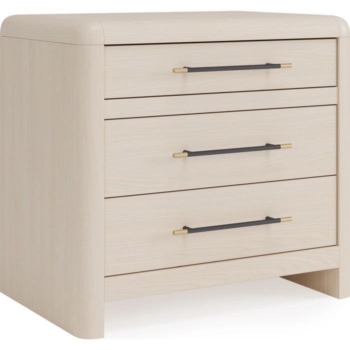 Lexington Upholstered Bedroom Set in White Sand