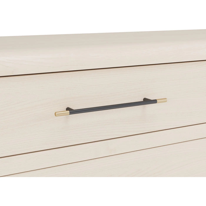 Lexington Upholstered Bedroom Set in White Sand
