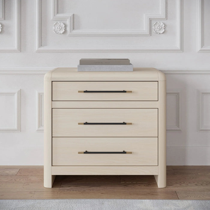 Lexington Upholstered Bedroom Set in White Sand