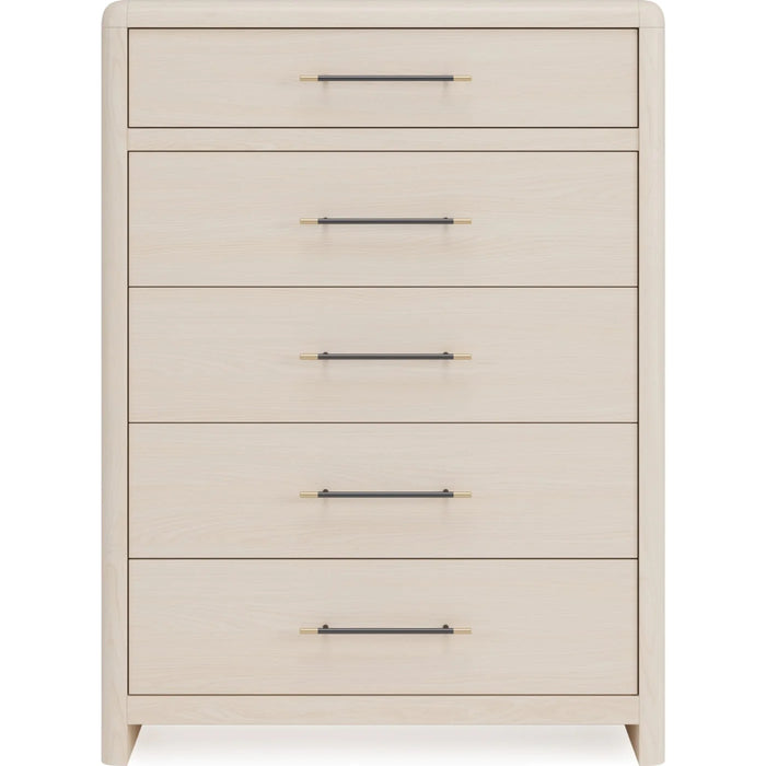 Lexington Upholstered Bedroom Set in White Sand