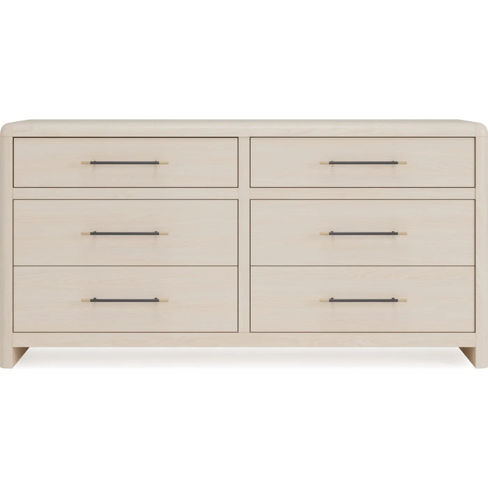Lexington Upholstered Bedroom Set in White Sand