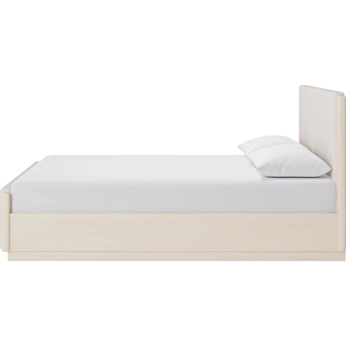 Lexington Upholstered Bedroom Set in White Sand