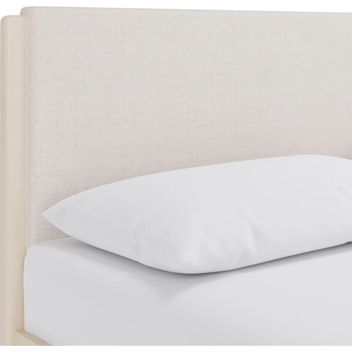 Lexington Upholstered Bedroom Set in White Sand