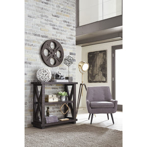 Yosemite solid wood 36 x 39 inch bookshelf in cafe