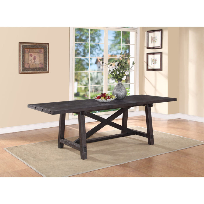 Yosemite solid wood rectangular extendable table