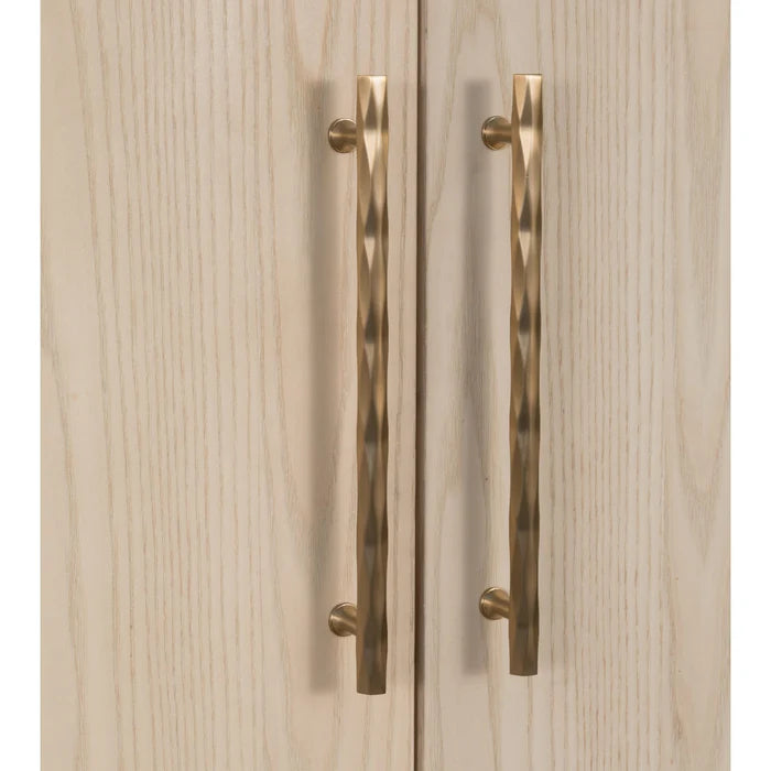 Vincrest Ash Wood Bar Cabinet with 32-Glass Stemware Rack