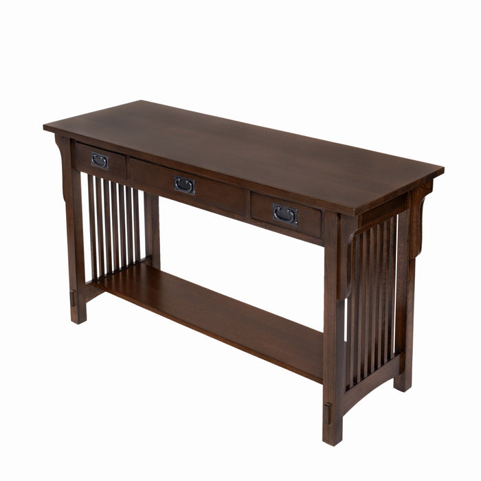 Mission 3 Drawer Crofter Style Console Table