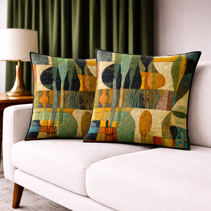 Exquisite Luxury Mid-Century Modern Sofa Cushions / Pillows