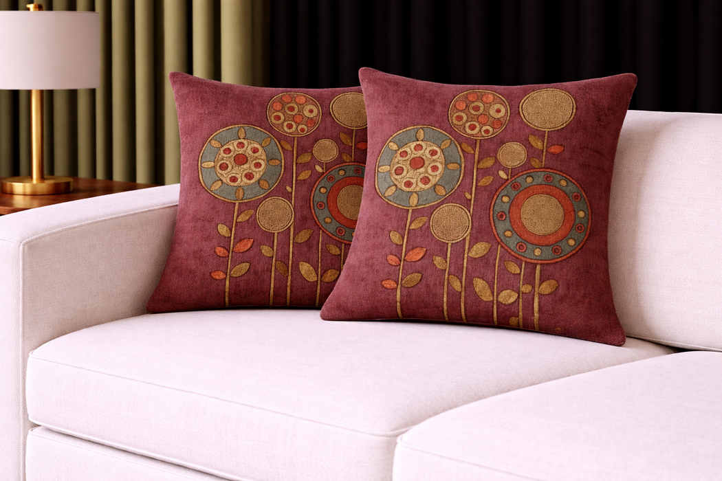Exquisite Luxury Mid-Century Modern Sofa Cushions / Pillows