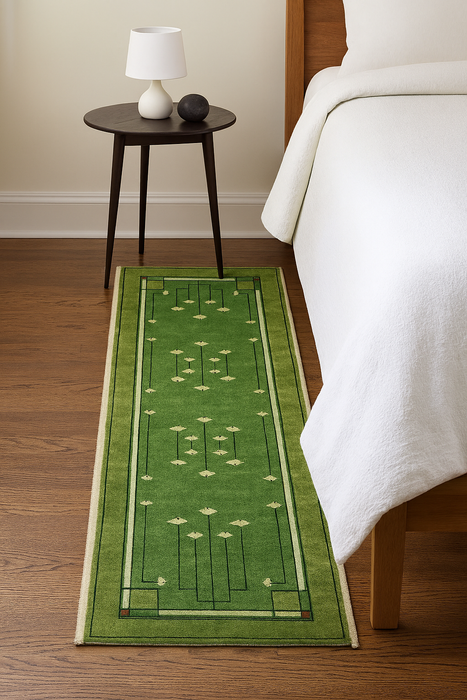 Arts and Crafts Collection Area Rug Ultra Soft Washable Rug, Non Slip Area Rug Indoor, Stain Resistant Rugs for Living Room Bedroom Vintage Home Decor